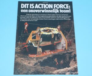1982 GI JOE ACTION FORCE MAGAZINE ADVERT DONALD DUCK CLIPPER HOLLAND