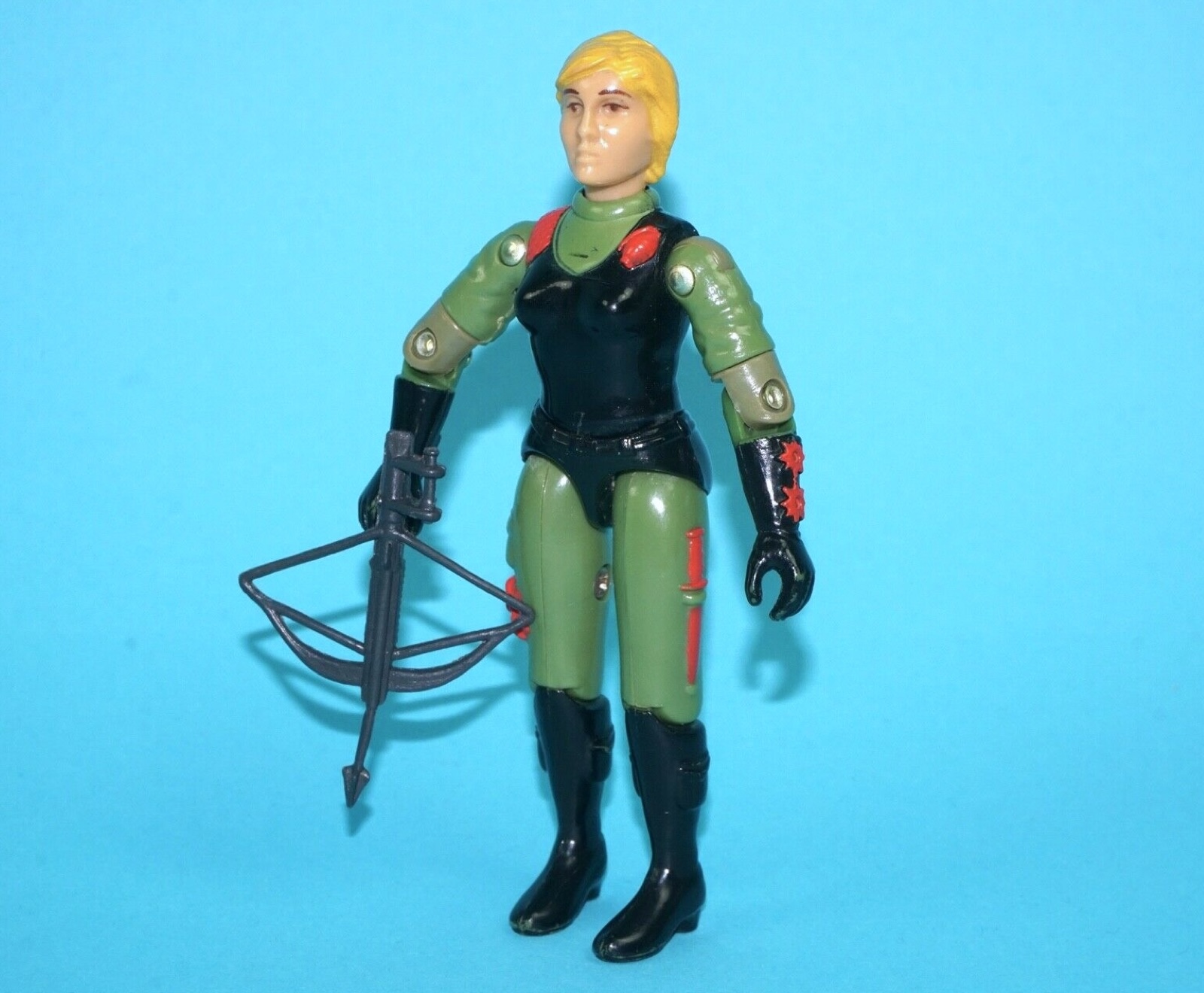 1983 GI JOE ACTION FORCE Z FORCE QUARREL SCARLETT 100% COMPLETE C8+ PALITOY UK - Image 2
