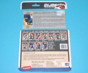 1984 GI JOE FIREFLY v1 CUT CARDBACK FILE CARD FILECARD 1988 FUNSKOOL INDIA