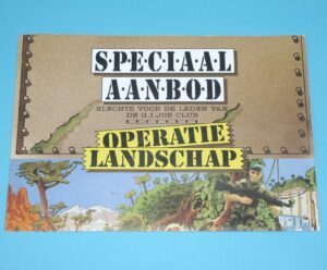 1988 GI JOE LEAFLET BROCHURE CATALOG OPERATIE LANDSCHAP OPERATION LANDSCAPE NL DUTCH HASBRO