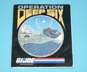 1988 GI JOE LEAFLET BROCHURE CATALOG "OPERATION DEEP SIX" HASBRO