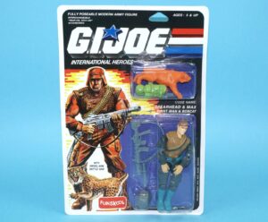 1989 GI JOE SPEARHEAD & MAX v2 NIGHT FORCE MOC MOSC 2005 FUNSKOOL INDIA RUSSIAN