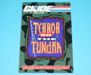 1992 GI JOE LEAFLET BROCHURE CATALOG "TERROR ON THE TUNDRA" HASBRO