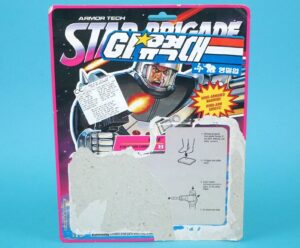 1993 GI JOE STAR BRIGADE DUKE v5 UNCUT FILE CARD CARDBACK KOREAN HASBRO