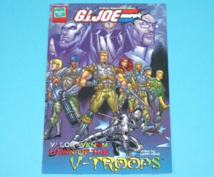 2004 GI JOE PRODUCT CATALOG VALOR VS VENOM MINI COMIC DAWN OF V-TROOPS HASBRO