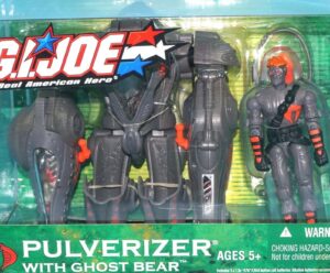 2004 GI JOE VALOR VS VENOM PULVERIZER & GHOST BEAR v1 MIB MISB US BOX HASBRO