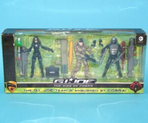 2009 GI JOE ROC 3-PACK DUKE v33 BARONESS v13 NEO-VIPER v9 MIB MISB UK EURO BOX