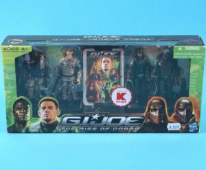 2009 GI JOE ROC 4-PACK DESERT BATTLE DUKE HEAVY DUTY NEO-VIPER M.A.R.S. OFFICER K-MART HASBRO