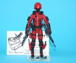 2015 GI JOE ACTION FORCE RED SHADOW TROOPER RORC EXCLUSIVE MARAUDER GUN RUNNERS
