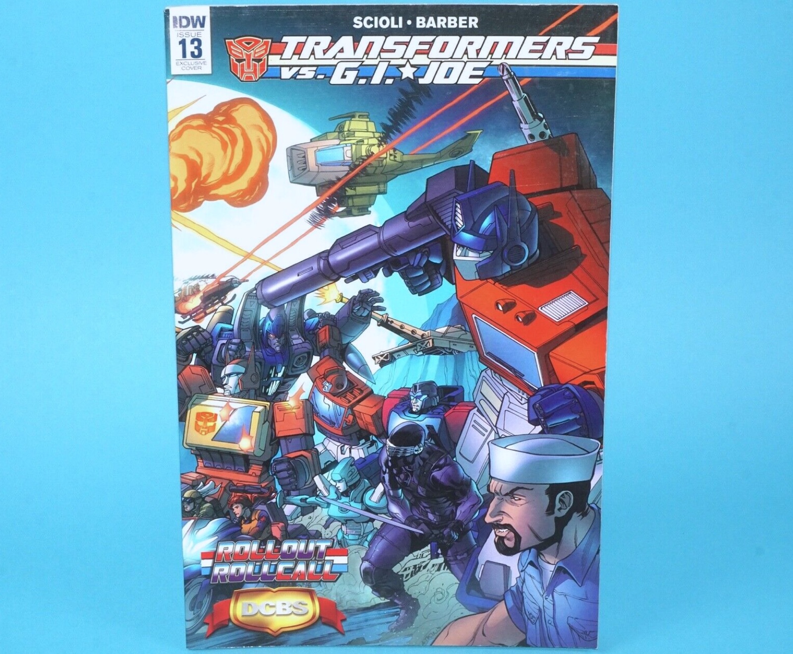 2016 IDW TRANSFORMERS VS G.I. JOE #13 ROLL OUT ROLL CALL UK CONVENTION EXCLUSIVE
