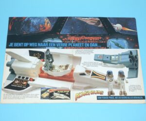 ADVENTURE PEOPLE MAGAZINE ADVERT DOUBLE PAGE 1982 DONALD DUCK FISHER PRICE