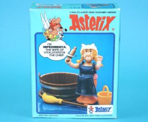 ASTERIX PLAY ACTION FIGURES 6204 IMPEDIMENTIA WIFE OF THE CHIEF BOXED UK BOX NRFB 1984 CEJI TOYCLOUD