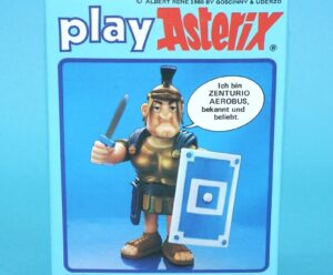 ASTERIX PLAY ACTION FIGURES 6221 ROMAN CENTURION FELIX PLATYPUS BOXED GERMAN BOX 1984 CEJI TOYCLOUD