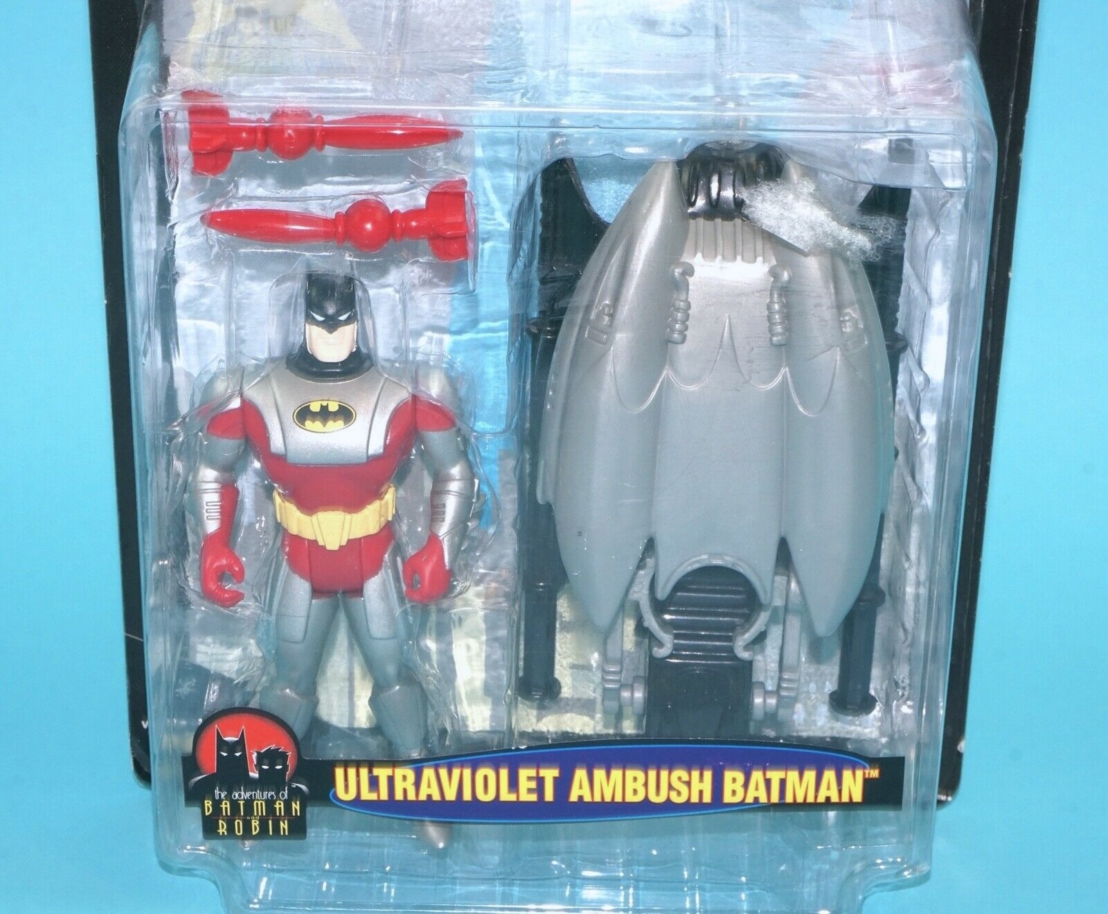 BATMAN ANIMATED SPECTRUM OF THE BAT ULTRAVIOLET AMBUSH BATMAN MOC MOSC 2000 - Image 2