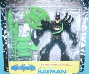 BATMAN MISSION MASTERS 3 VIRUS DELETE BATMAN MOC MOSC 2000 HASBRO