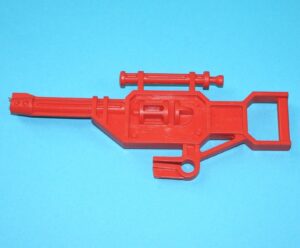 BRAVESTARR ORIGINAL SPARE PART FORT KERIUM BANK LASER RIFLE GUN 1986 MATTEL