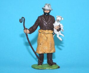 BRITAINS FARM #2045 SHEPHERD 1960s HERALD ENGLAND