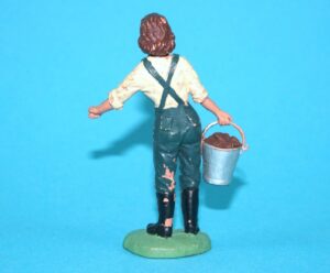 BRITAINS FARM #2052 H1557 H2052 LAND GIRL 1950s HERALD ENGLAND