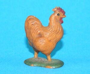 BRITAINS FARM #816 H2279 COCKS & HENS ASSORTED COCKEREL 1950s ENGLAND