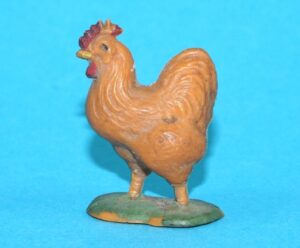 BRITAINS FARM #816 H2279 COCKS & HENS ASSORTED COCKEREL 1950s ENGLAND