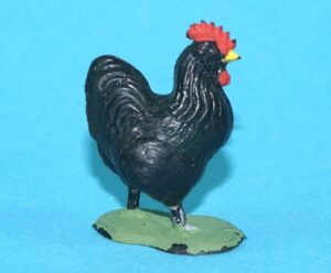 BRITAINS FARM #816 H2279 COCKS & HENS ASSORTED COCKEREL 1950s ENGLAND