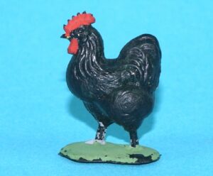 BRITAINS FARM #816 H2279 COCKS & HENS ASSORTED COCKEREL 1950s ENGLAND