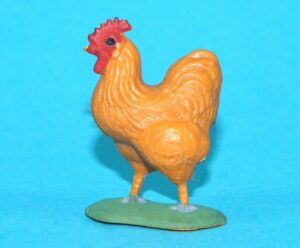 BRITAINS FARM #816 H2279 COCKS & HENS ASSORTED COCKEREL 1950s ENGLAND