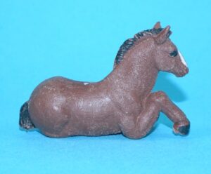 BRITAINS FARM #817 H2121 #2121 SUFFOLK FOAL LYING 1960s LEAD MOULD ENGLAND