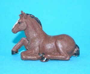 BRITAINS FARM #817 H2121 #2121 SUFFOLK FOAL LYING 1960s LEAD MOULD ENGLAND