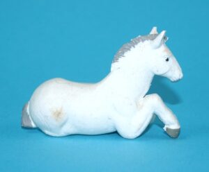 BRITAINS FARM #817 H2121 #2121 SUFFOLK FOAL LYING 1960s LEAD MOULD ENGLAND
