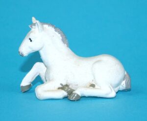BRITAINS FARM #817 H2121 #2121 SUFFOLK FOAL LYING 1960s LEAD MOULD ENGLAND
