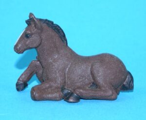 BRITAINS FARM #817 H2121 #2121 SUFFOLK FOAL LYING 1960s LEAD MOULD ENGLAND