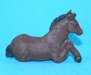 BRITAINS FARM #817 H2121 #2121 SUFFOLK FOAL LYING 1960s LEAD MOULD ENGLAND