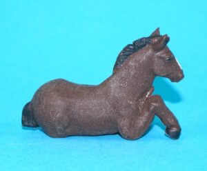 BRITAINS FARM #817 H2121 #2121 SUFFOLK FOAL LYING 1960s LEAD MOULD ENGLAND