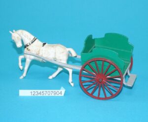 BRITAINS FARM #45F 9502 MILK FLOAT & HORSE 1960s ENGLAND