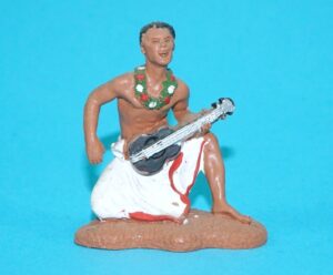 BRITAINS HERALD H736 HAWAIIAN UKELELE PLAYER 1950s ENGLAND