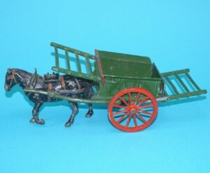 BRITAINS LEAD FARM No. 4F TUMBREL CART 1920s ENGLAND