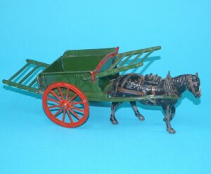 BRITAINS LEAD FARM No. 4F TUMBREL CART 1920s ENGLAND