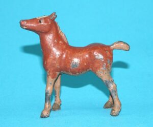 BRITAINS LEAD FARM No. 507 SHIRE COLT 1930s ENGLAND