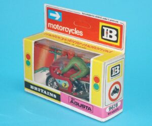 BRITAINS ROAD SERIES #9678 M.V. AGUSTA RACING MOTORCYCLE MIB NRFB 1970s ENGLAND
