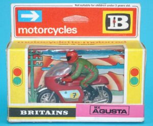 BRITAINS ROAD SERIES #9678 M.V. AGUSTA RACING MOTORCYCLE MIB NRFB 1970s ENGLAND