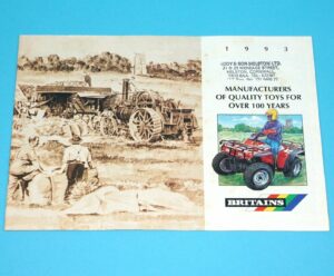 BRITAINS TOY CATALOG 1993 POCKET CATALOGUE KATALOG
