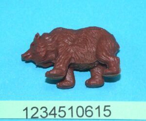 BRITAINS ZOO #1337 BROWN BEAR CUB 1960s ENGLAND