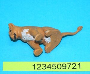 BRITAINS ZOO #1343 LION CUB 1960s ENGLAND