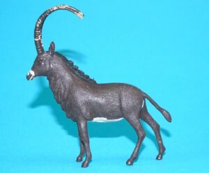 BRITAINS ZOO #1359 SABLE ANTELOPE 1960s ENGLAND