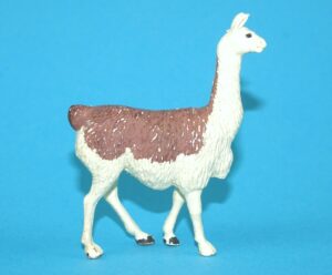 BRITAINS ZOO #1365 LLAMA 1960s ENGLAND 1ST RELEASE PLASTIC & PAINT VARIANT HTF