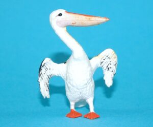 BRITAINS ZOO #1381 PELICAN (OPEN WINGS) 1960s ENGLAND