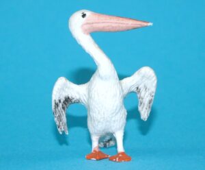 BRITAINS ZOO #1381 PELICAN (OPEN WINGS) 1960s ENGLAND
