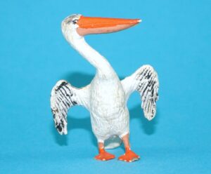 BRITAINS ZOO #1381 PELICAN (OPEN WINGS) 1960s ENGLAND