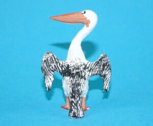 BRITAINS ZOO #1381 PELICAN (OPEN WINGS) 1960s ENGLAND